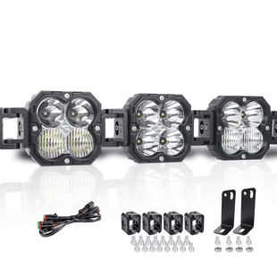 21in linkable led light bar 90W triple Combo Beam
