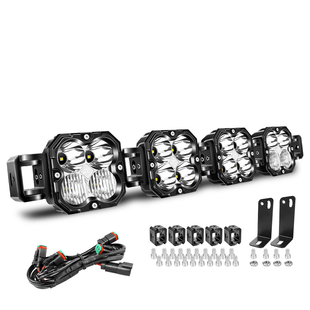 28" Bendable Linkable LED Light Bar 4-Light Spot/Flood/Combo | Tapaodu