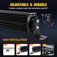 13-7D Series Curved LED Light Bar Triple Row 50" driving light - Tapaodu