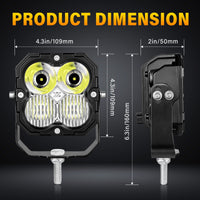 4.5-Inch Pod Light combo beam Tapaodu Designs-LED Lighting