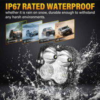 4.5-Inch Pod Light combo beam Tapaodu Designs-LED Lighting