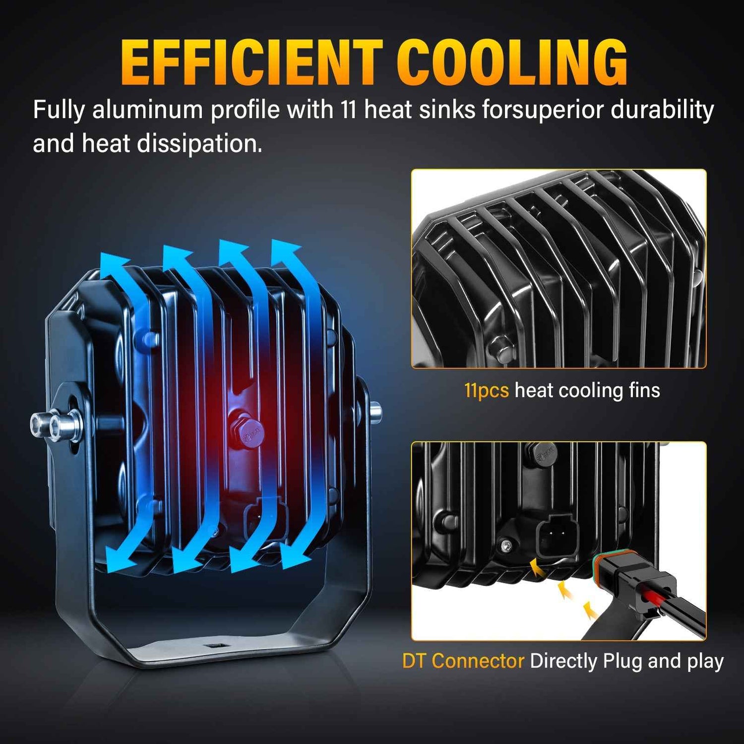 4.5-Inch Pod Light flood beam Tapaodu Designs-LED Lighting