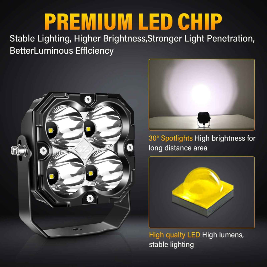 4.5-Inch Pod Light Spot beam