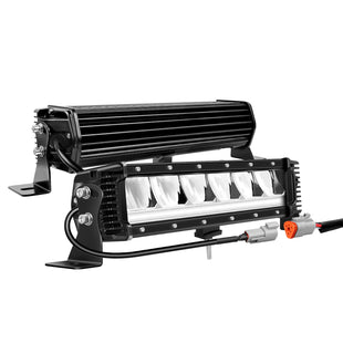 13" 40W 2-in-1 LED Light Bar with Amber DRL 4000 LM