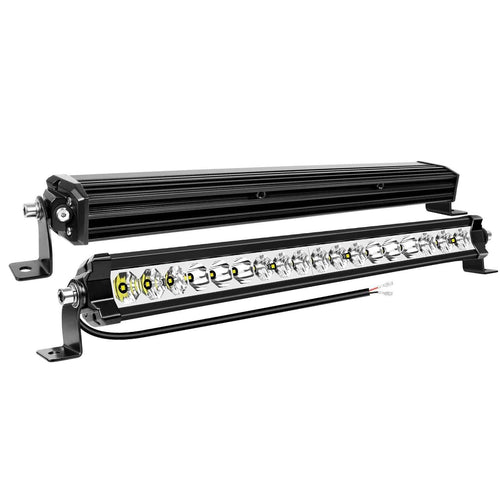 11" 20" 29" Single Row Eight-sided reflector cup design LED Light Bar